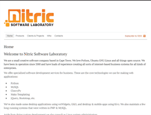 Tablet Screenshot of nitric.co.za
